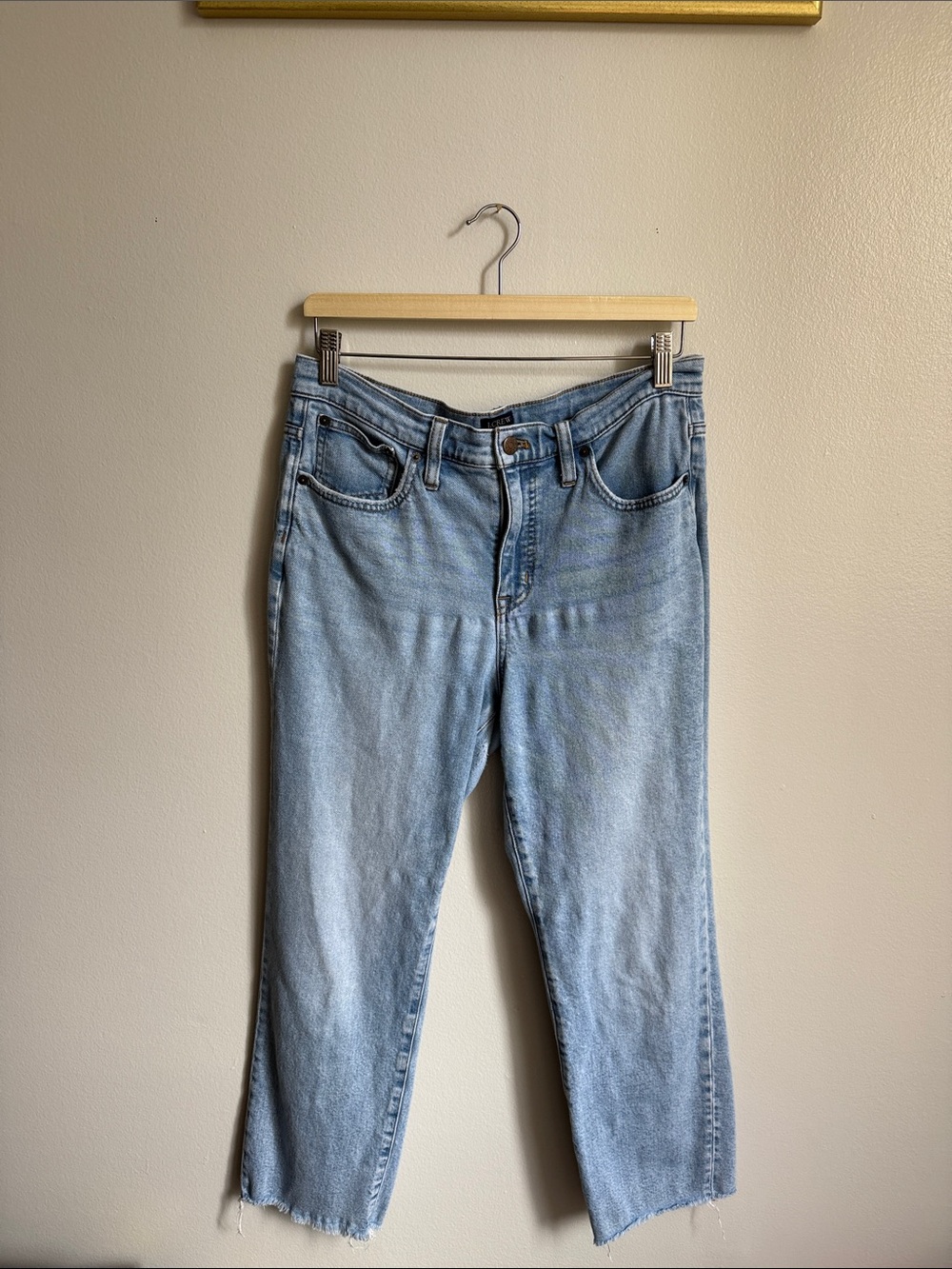 J. Crew Light Blue Straight-Leg Women's Jeans